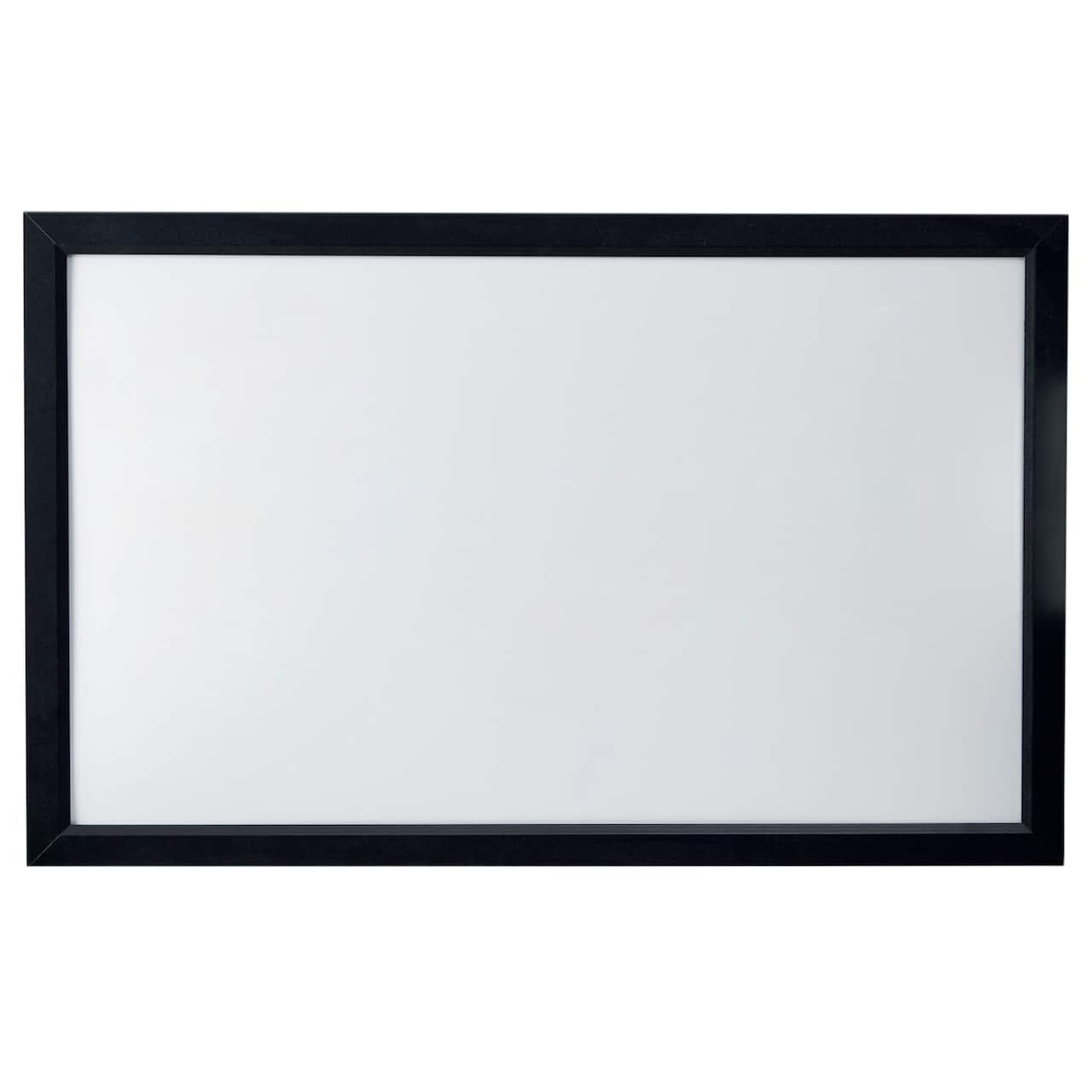 22" x 35" Black Framed Magnetic Dry Erase Board by B2C®